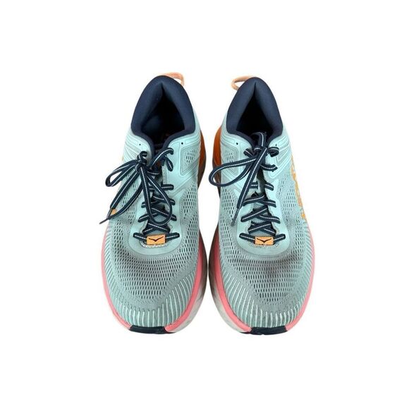 Hoka One One Womens Bondi 7 Mesh Lace Up Road Running Sneaker Shoes Size 10d - Picture 6 of 12